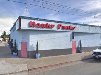 The Hanky Panky strip club at 2651 El Camino Real in unincorporated Redwood City. Google photo.