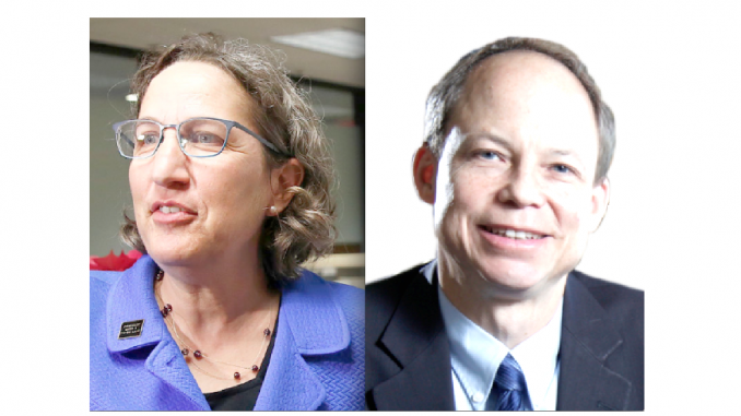Michele Stanford Law Professor Michele Dauber and Judge Aaron Persky