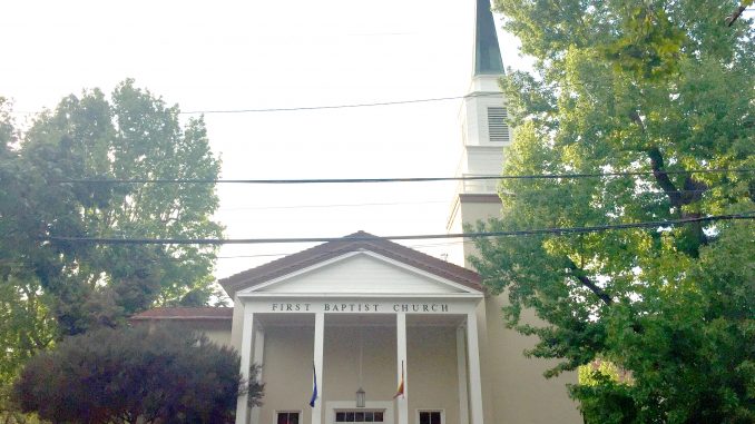 First Baptist Church, 305 N. California Ave., Palo Alto