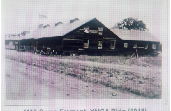 This was the Oasis building when it was part of Camp Fremont. Photo from the Menlo Park Historical Society.