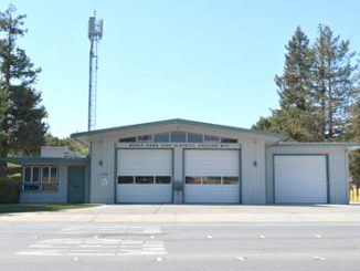 Menlo Park Fire Protection District Station 4 at 3322 Alameda de las Pulgas in unincorporated west Menlo Park