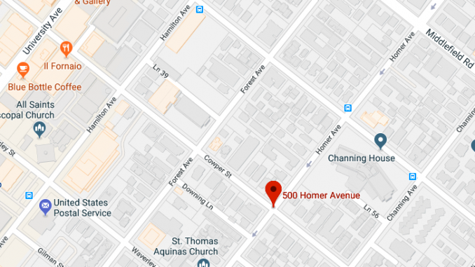 Police said the mugging happened in the 500 block of Homer Avenue in Palo Alto.