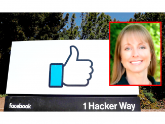 Facebook's headquarters in Menlo Park and Councilwoman Catherine Carlton