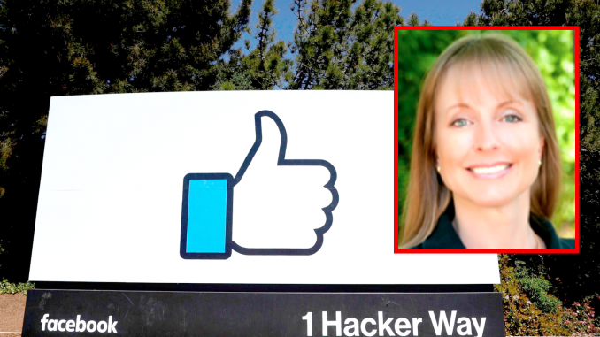 Facebook's headquarters in Menlo Park and Councilwoman Catherine Carlton