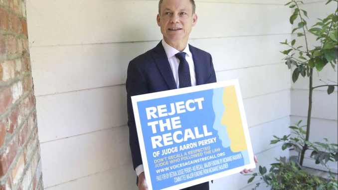 persky aaron yard sign