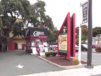 The Caffino drive-thru at 2797 El Camino Real in Redwood City. Google Streetview photo.