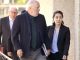 Tiffany Li, right, and her attorney, Geoff Carr, arrive at the San Mateo County Government Center in Redwood City on Sept. 12. AP file photo.