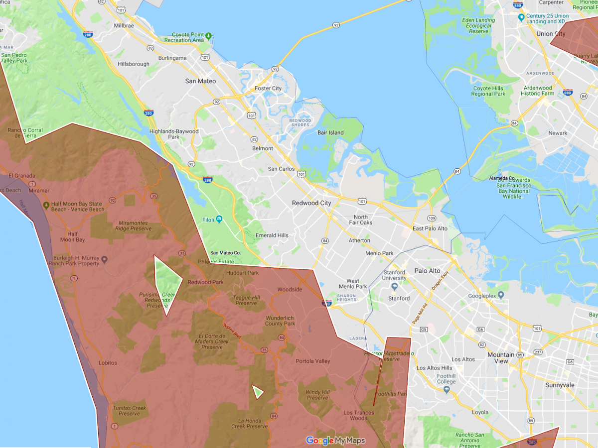 Planned Power Outage Begins West Of I 280 Palo Alto Daily Post
