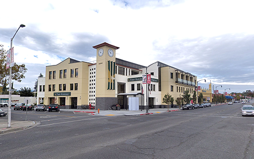 The College Terrace Center at 2100 El Camino Real in Palo Alto. Google photo.