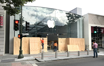 Apple Third Street Promenade closing September 16th, Palo Alto