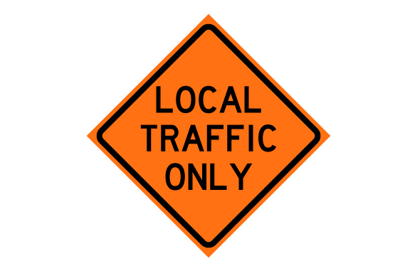 local traffic only
