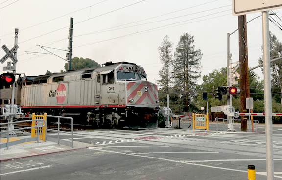caltrain at charleston