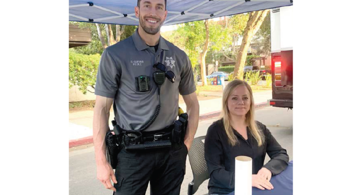 The PERT team in Palo Alto consisted of Officer Danny Cuevas and therapist Holly Merrill. File photo.