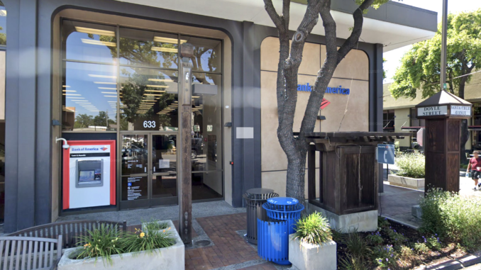 Skimmer found on ATM at Bank of America branch Palo Alto Daily Post