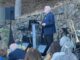 Father Gregory Boyle speaks at a gala dinner at the Jesuit Retreat Center in Los Altos. Post photo.