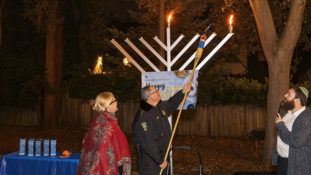 Menlo Park Menorah Lighting, First-of-Its-Kind Hanukkah Celebration Sends Powerful Message